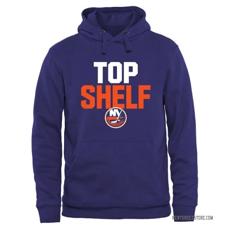 Royal Men's New York Islanders Top Shelf Pullover Hoodie -