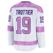 White Men's Bryan Trottier New York Islanders Premium 2024 Hockey Fights Cancer Practice Jersey