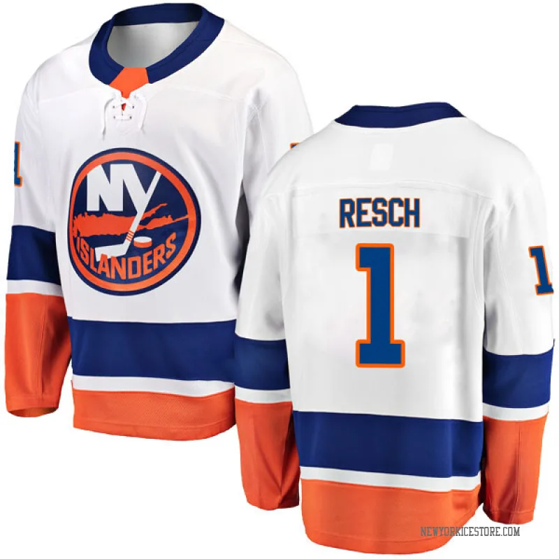 White Men's Glenn Resch New York Islanders Breakaway Away Jersey
