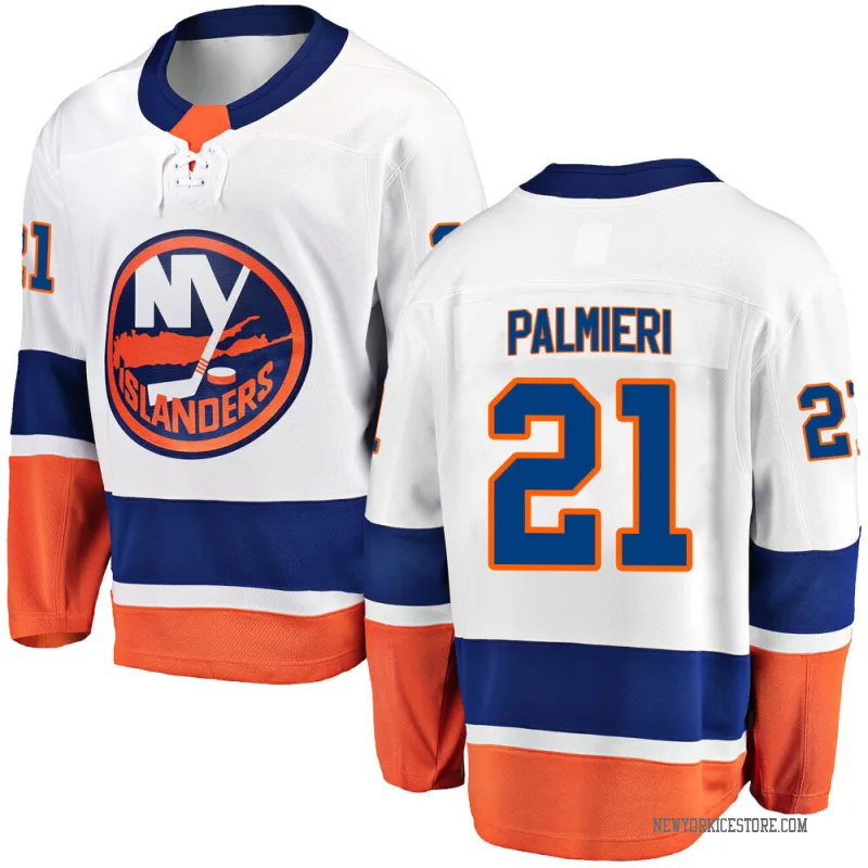 White Men's Kyle Palmieri New York Islanders Breakaway Away Jersey