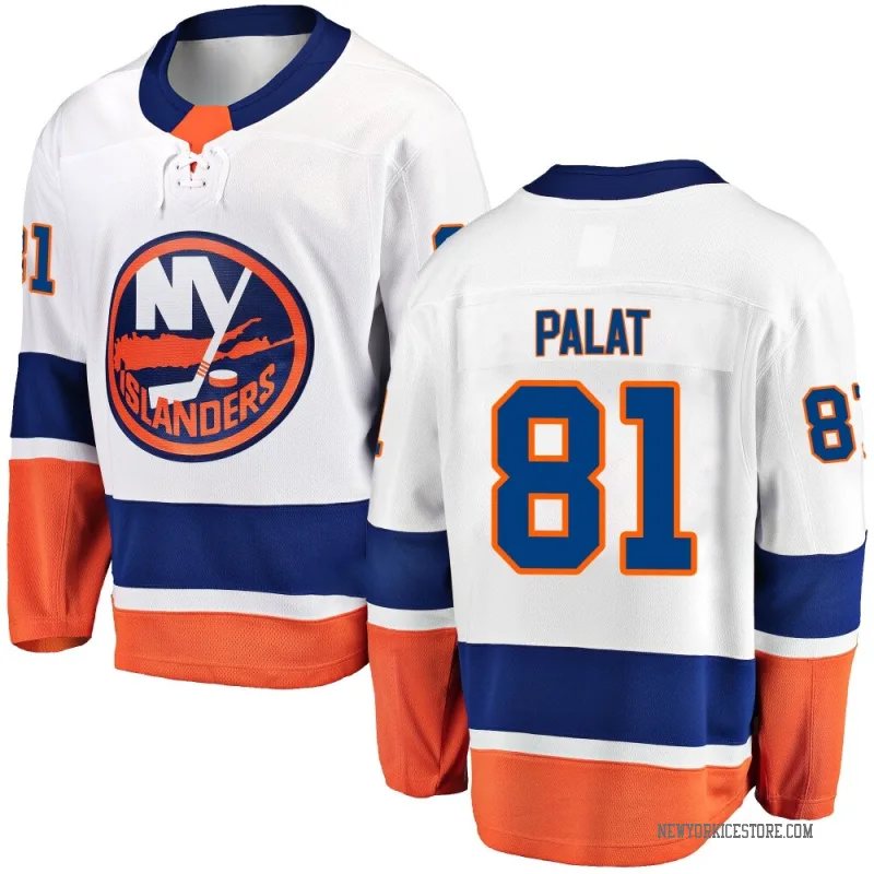 White Men's Ondrej Palat New York Islanders Breakaway Away Jersey