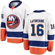 White Men's Pat LaFontaine New York Islanders Breakaway Away Jersey