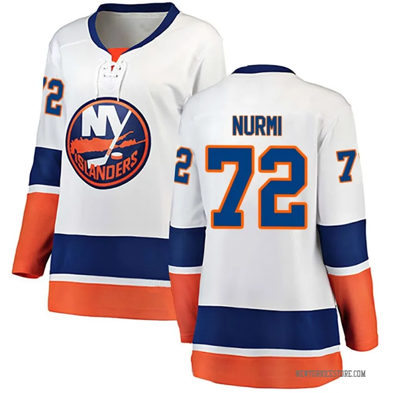 White Women's Jesse Nurmi New York Islanders Breakaway Away Jersey