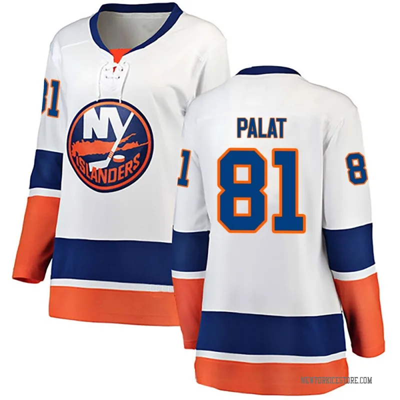 White Women's Ondrej Palat New York Islanders Breakaway Away Jersey