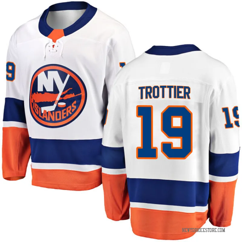 White Youth Bryan Trottier New York Islanders Breakaway Away Jersey