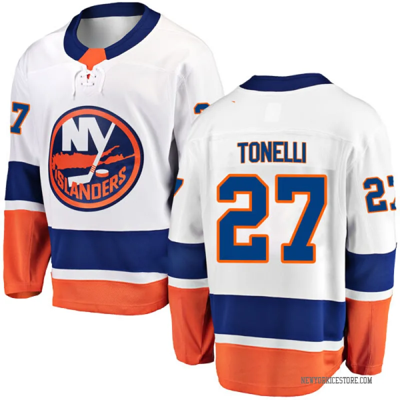 White Youth John Tonelli New York Islanders Breakaway Away Jersey