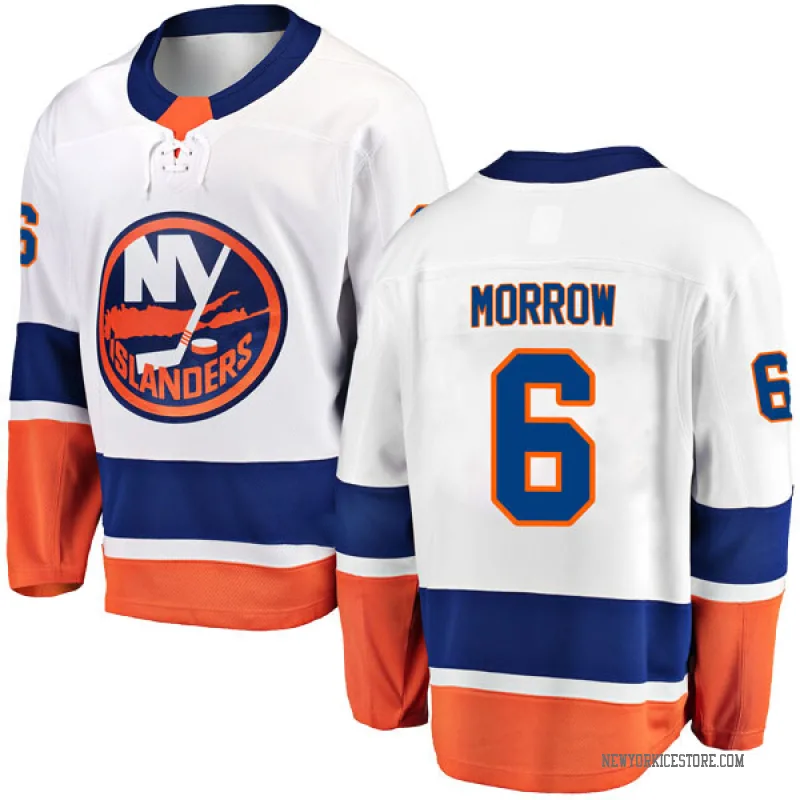 White Youth Ken Morrow New York Islanders Breakaway Away Jersey
