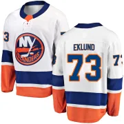 White Youth Victor Eklund New York Islanders Breakaway Away Jersey