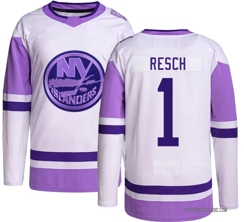 Youth Glenn Resch New York Islanders Authentic Hockey Fights Cancer Jersey